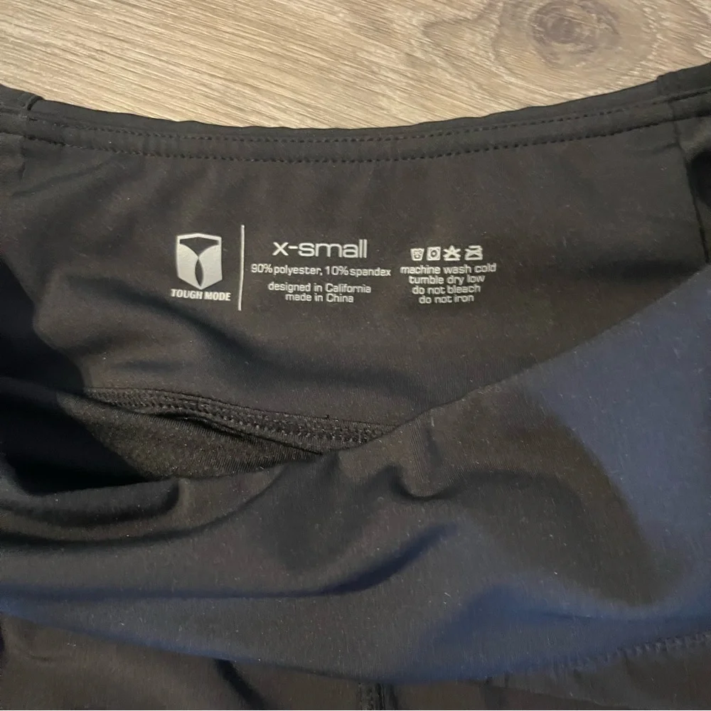 Tough Mode Women’s Black‎ Athletic Active Lined Shorts Size XS Activewear EUC